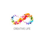 Colorful Abstract Infinity Symbol Logo